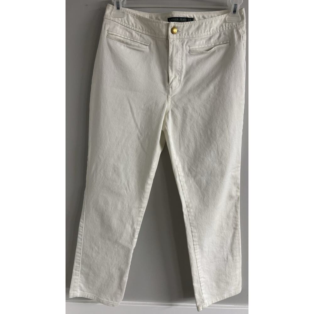 Lauren Jeans Ralph Lauren Womens Sz 6 White Denim